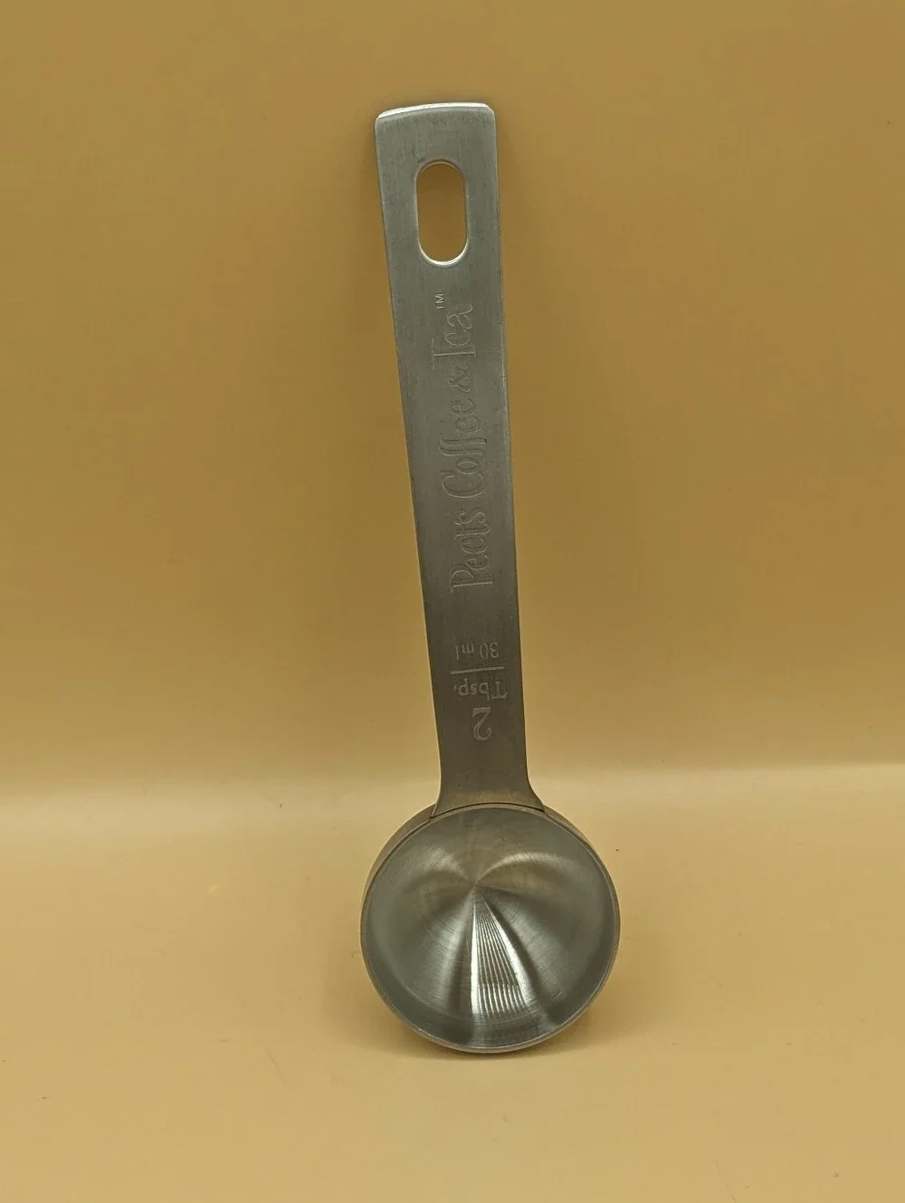 Peet's Coffee & Tea - 2 Tbsp Measuring 18/10 Stainless Steel Scoop Spoon